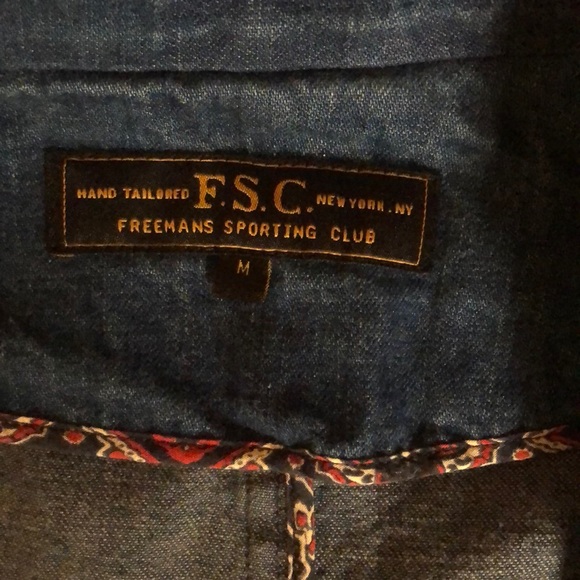 Freeman’s Sporting Club denim blazer - Picture 4 of 5
